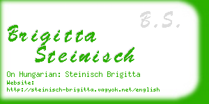 brigitta steinisch business card